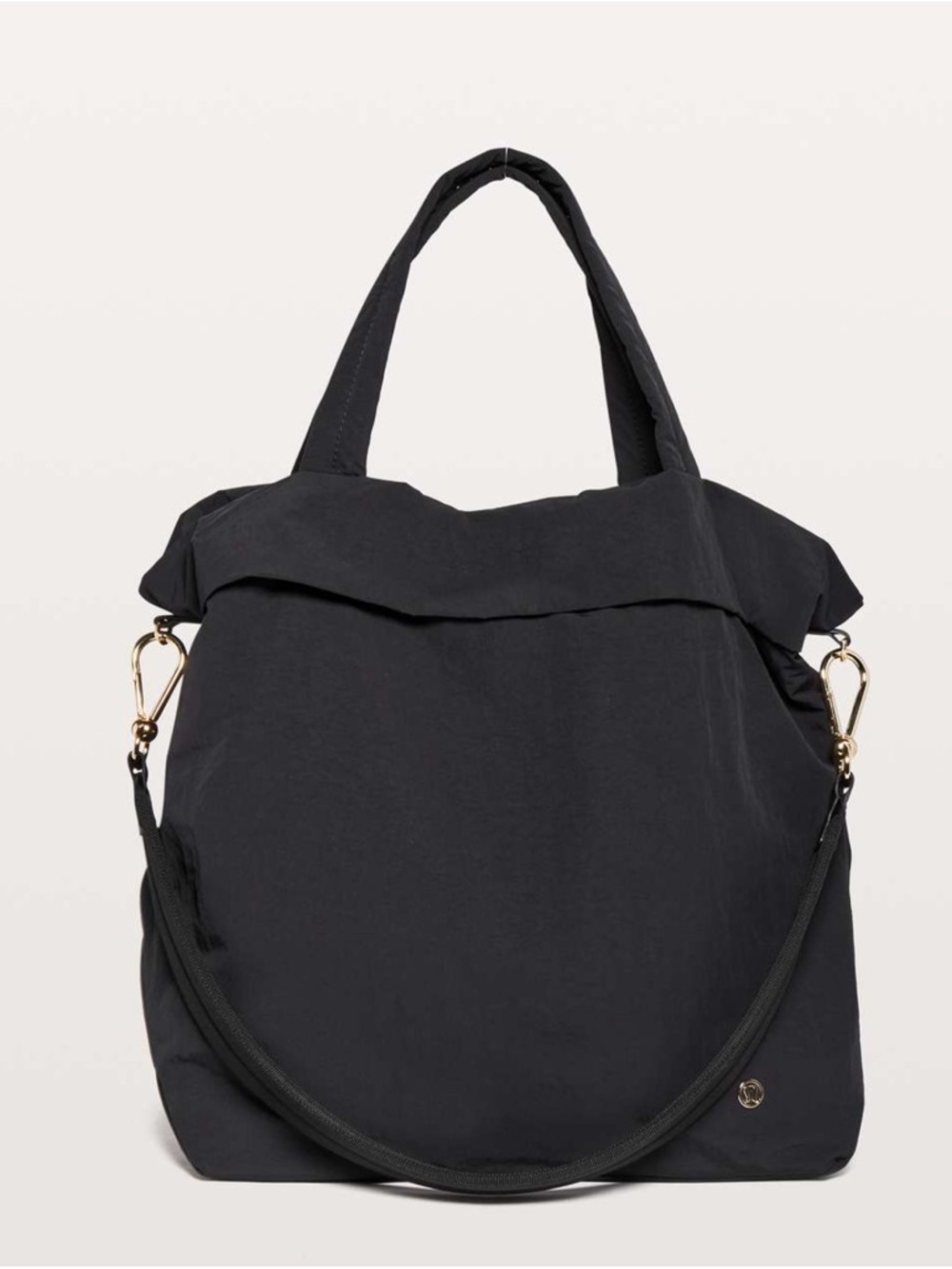 lululemon athletica Black Convertible Tote with Detachable Strap